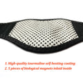 Self-heating tourmaline neck wrap