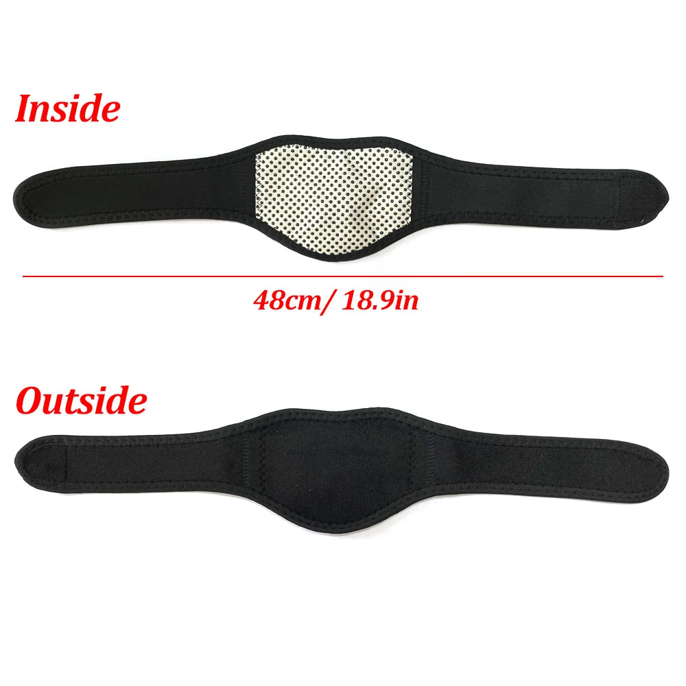 Neck wrap magnetic therapy application